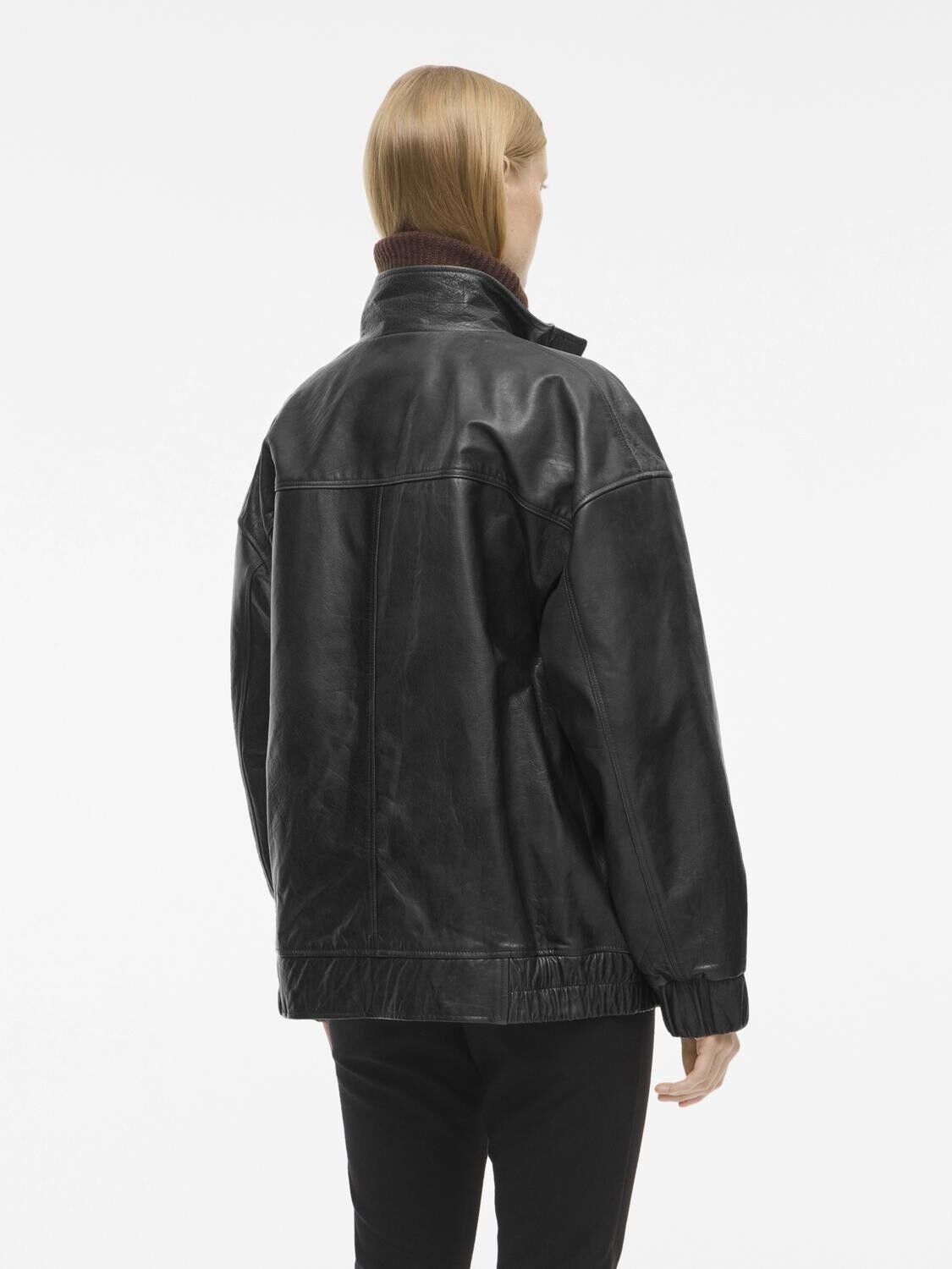 ROUSIMONE LS OVERSIZED LEATHER JACK