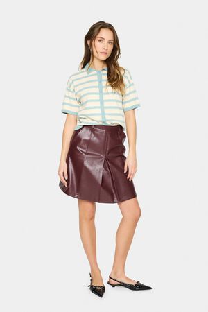 LikamSZ Striped Polo Cardigan