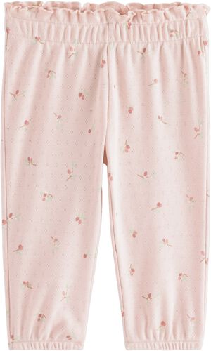 Trousers loose pointelle aop