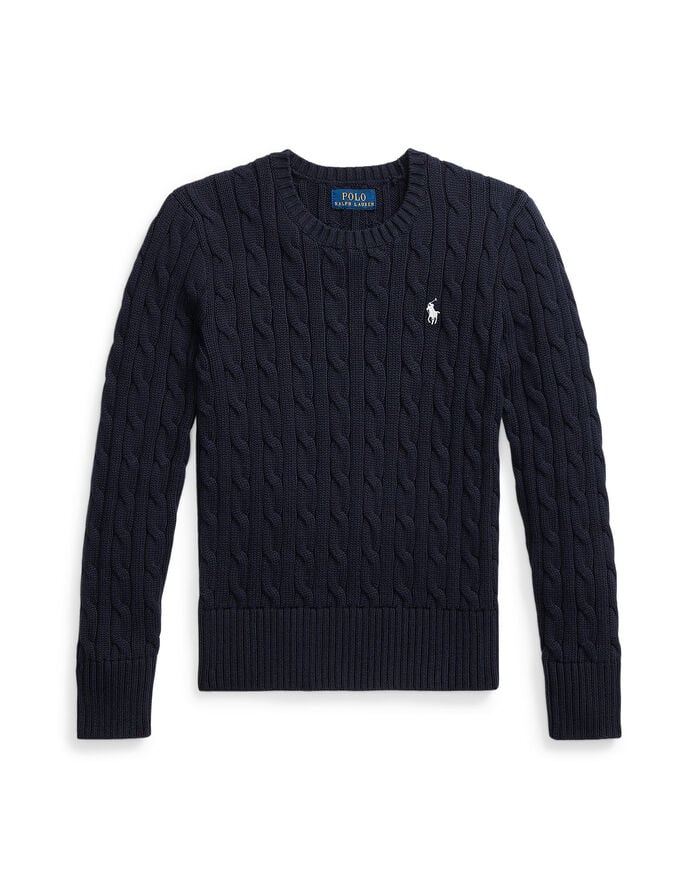 Cable-Knit Cotton Sweater Teens