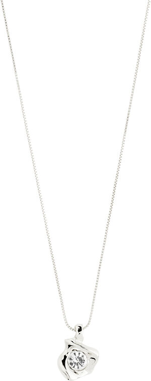 SUNSET crystal necklace silver-plated