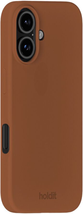 Silicone Case iPhone 16 Almond Brown