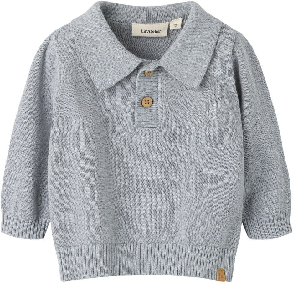 Nbmhitos Loose Ls Polo Knit Lil