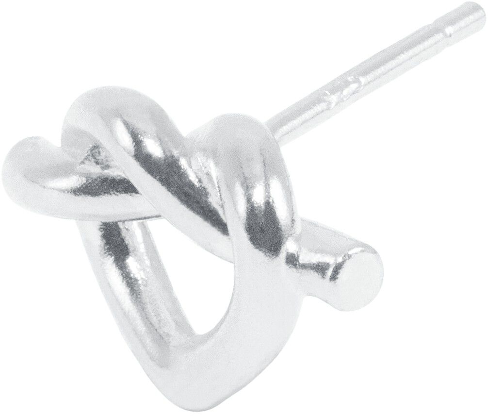 Tied Heart Stud