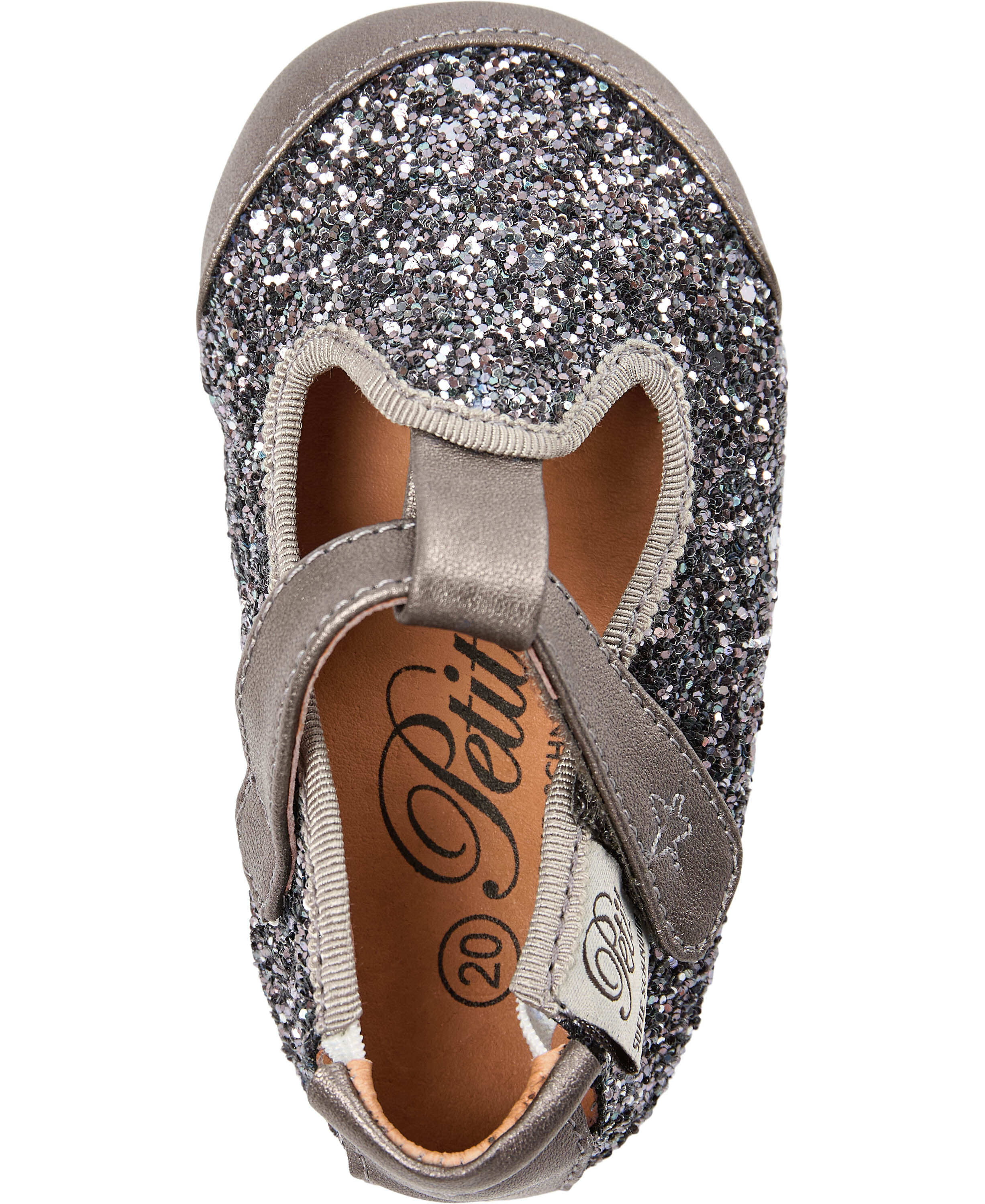 Baby glitter shoe 1