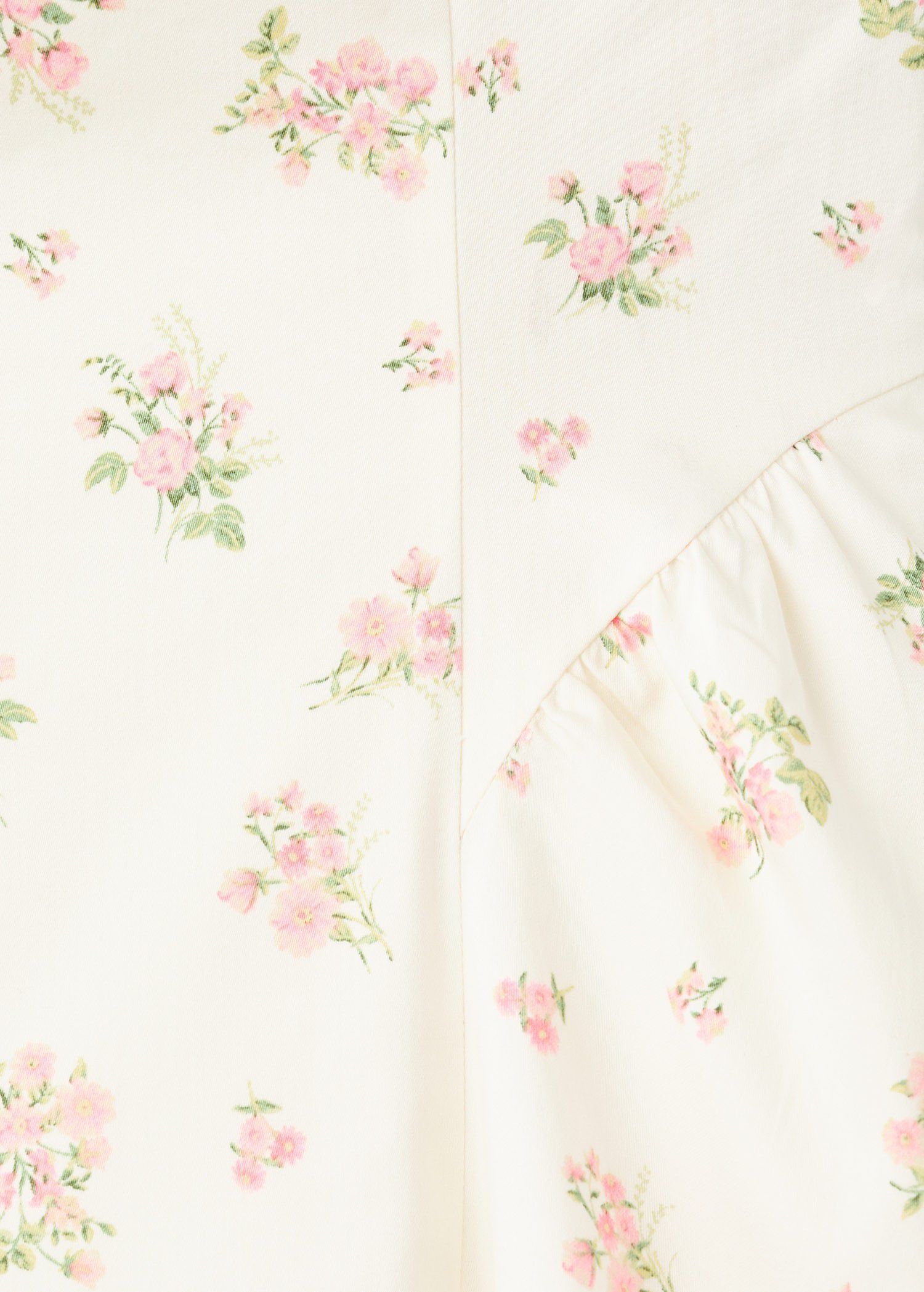 Floral-print flared dress