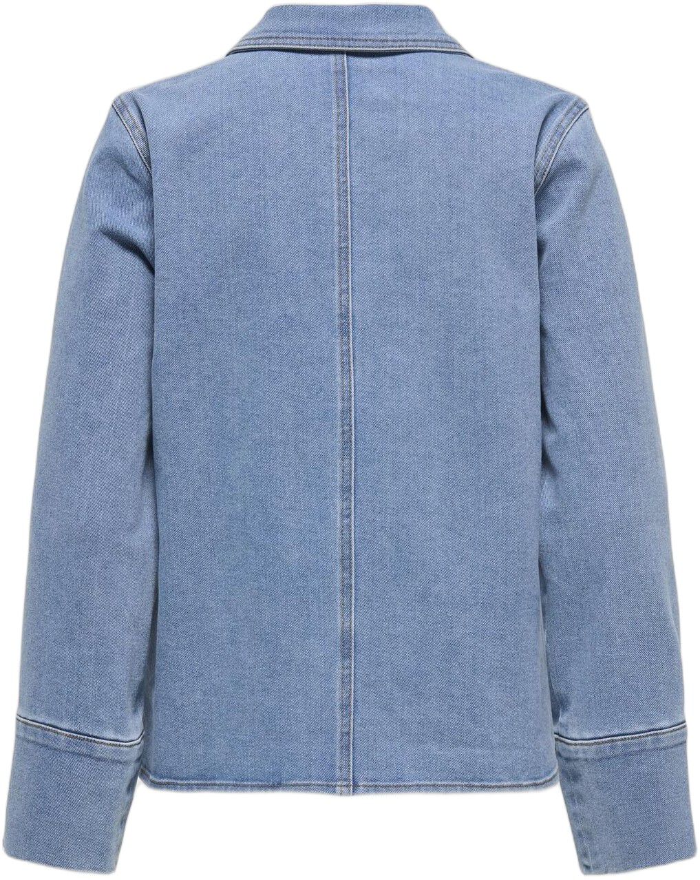 ONLFRIDA LS ZIP DNM SHIRT GUA