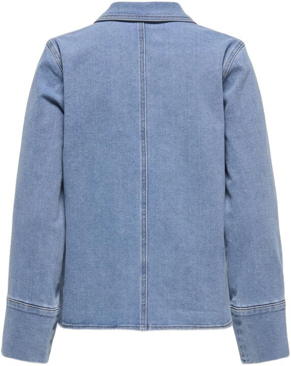 ONLFRIDA LS ZIP DNM SHIRT GUA