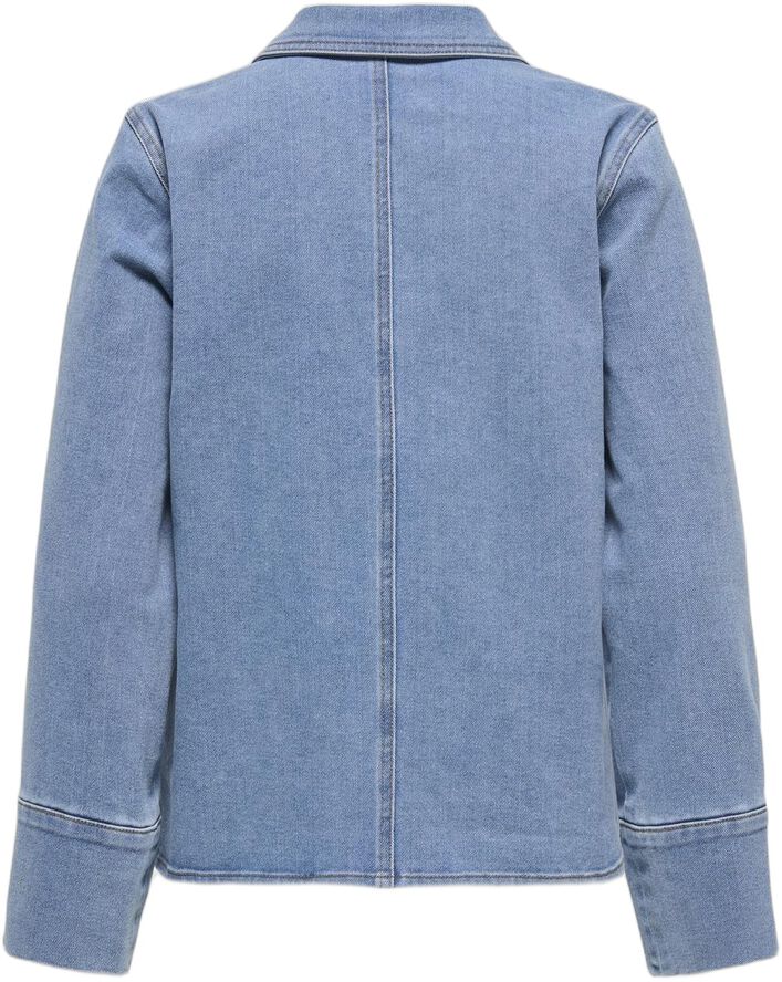 ONLFRIDA LS ZIP DNM SHIRT GUA