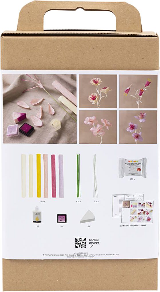 DIY Kit Crepepapir, Blomst