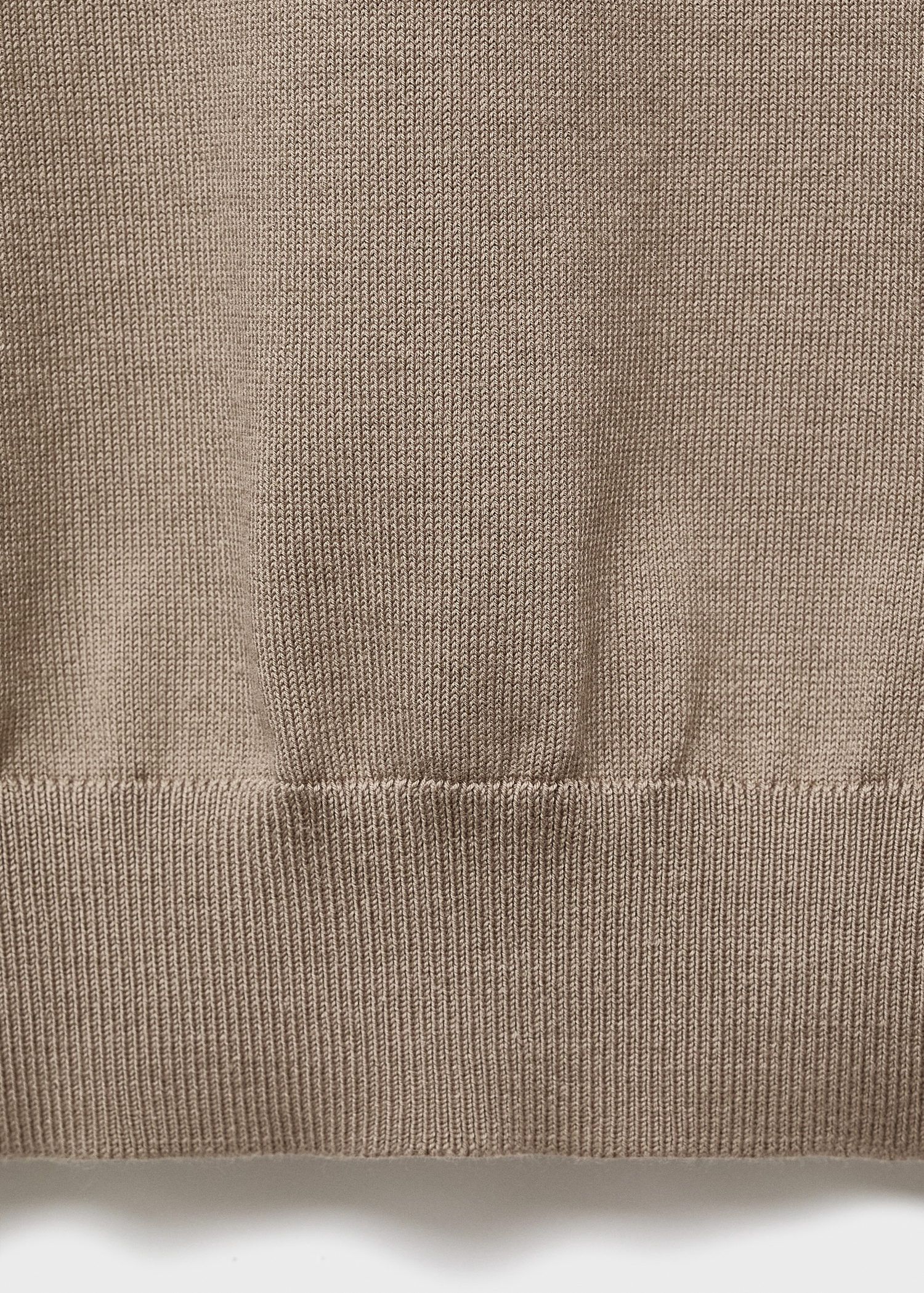 Cotton fine-knit t-shirt