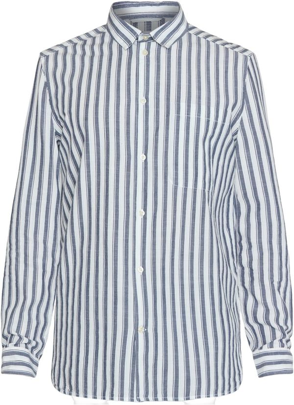 Loose Striped Slub Shirt - Gots/Vegan