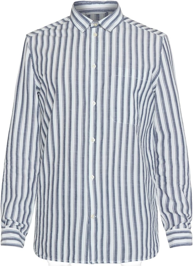 Loose Striped Slub Shirt - Gots/Vegan