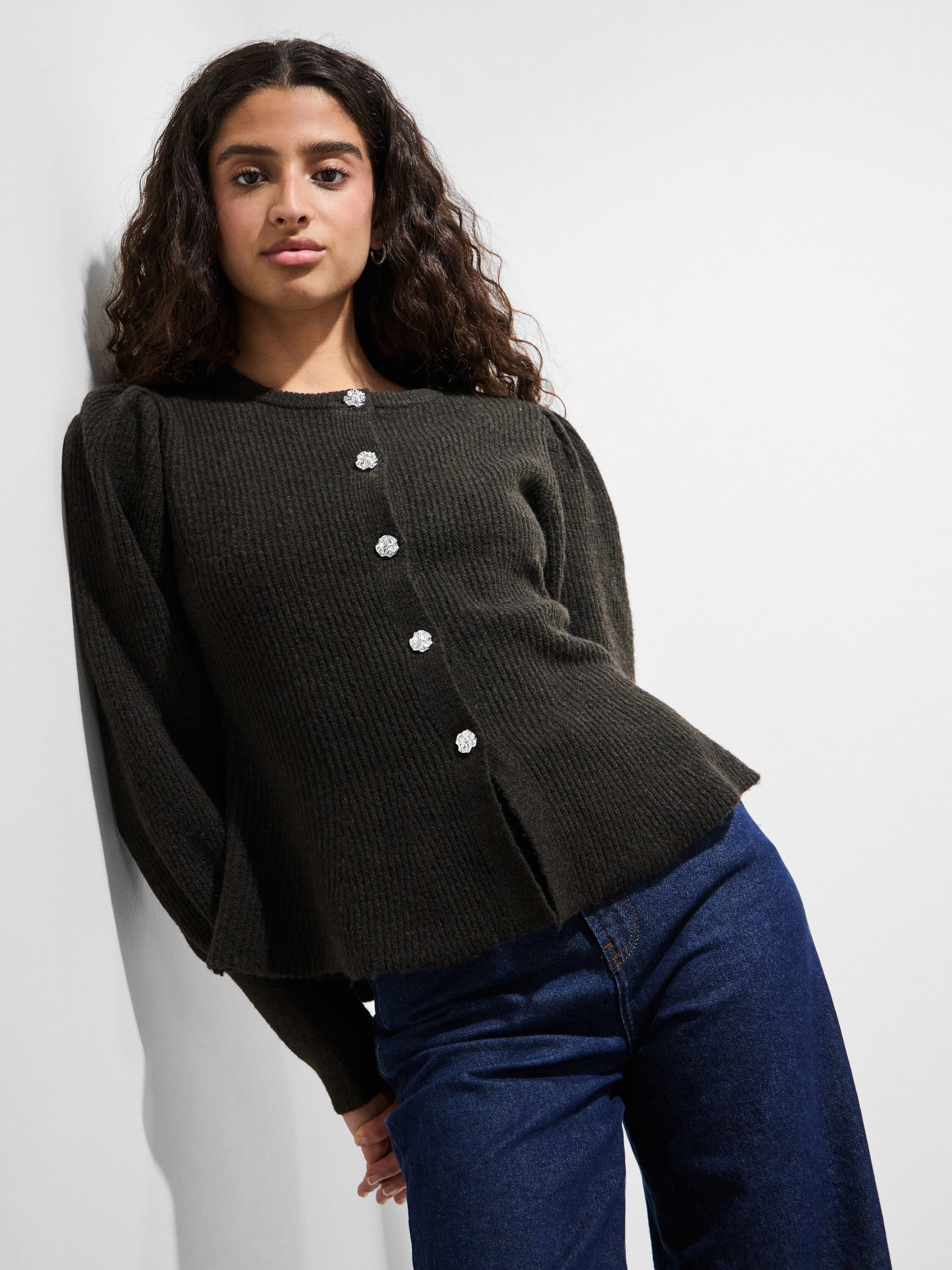 PCANNIE LS KNIT CARDIGAN D2D