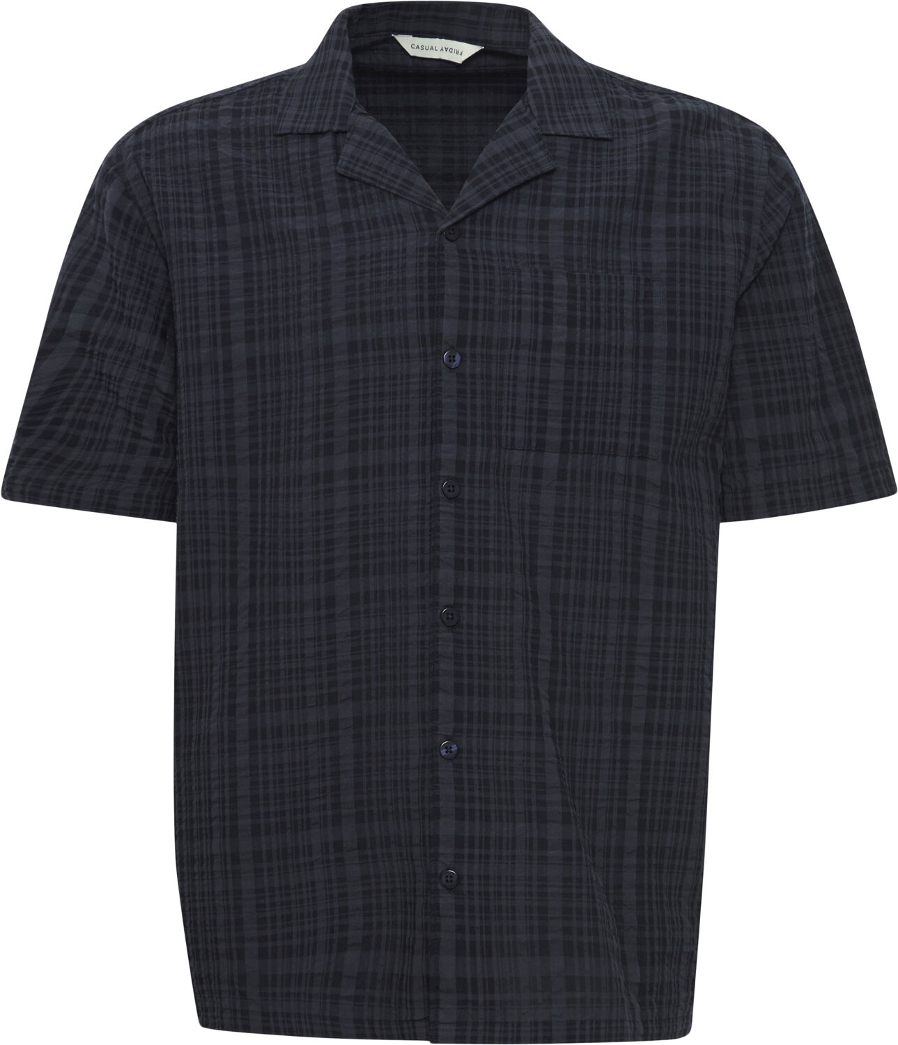 CFRIDER SS RC checked relaxed shirt