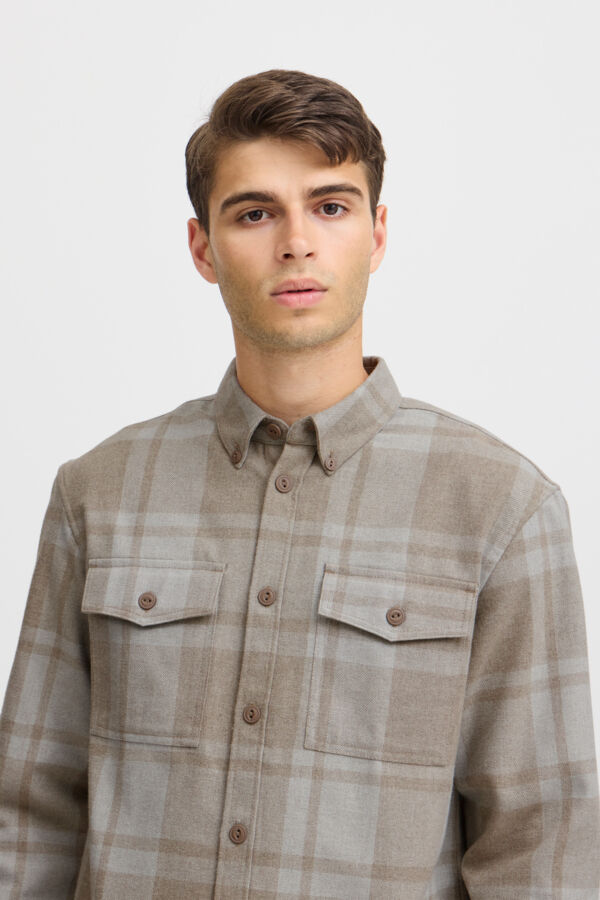 CFAUGUSTO LS checked overshirt