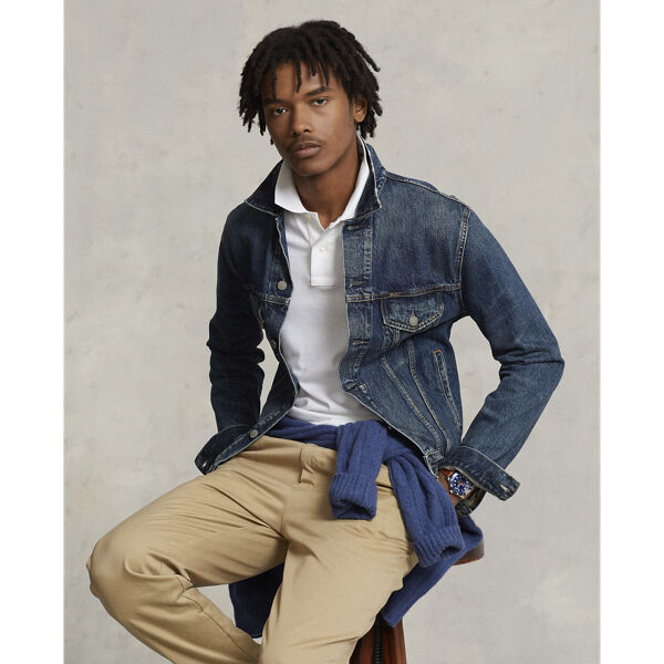 Custom Slim Fit Mesh Polo Shirt