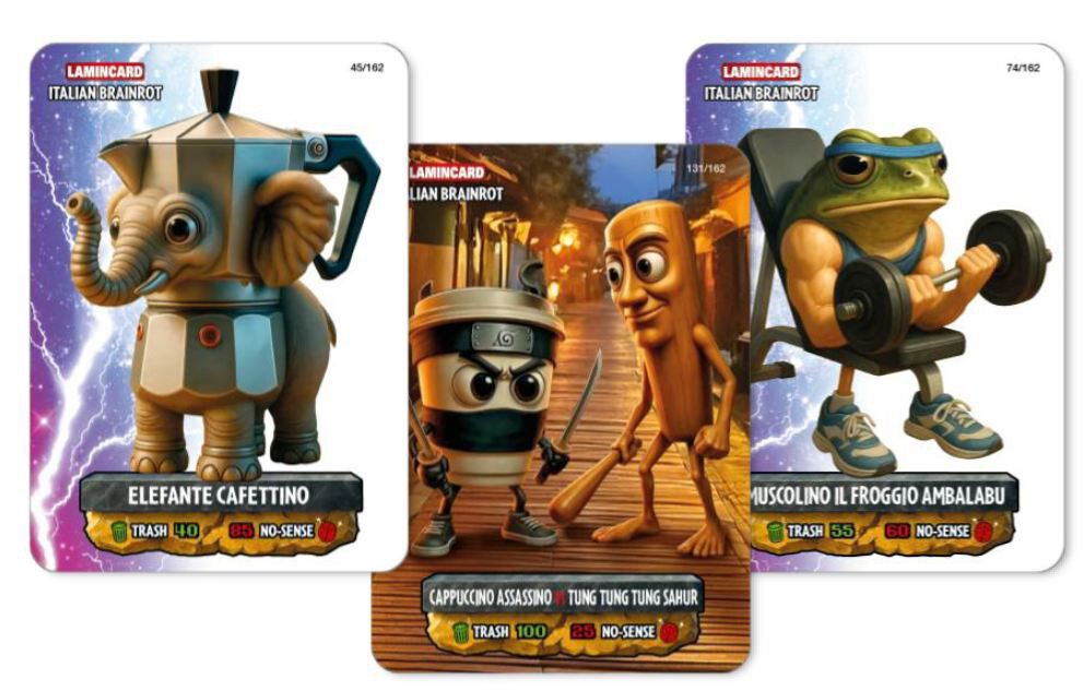 Brainrot Cards w2, 5 cards