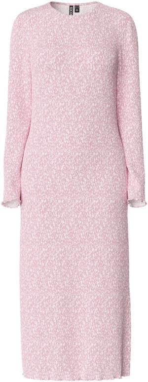 PCFLORA LS MIDI DRESS JRS BC