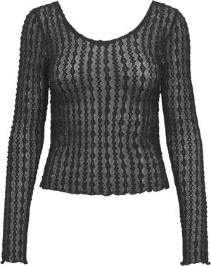ONLTWINKY L/S LACE TOP JRS