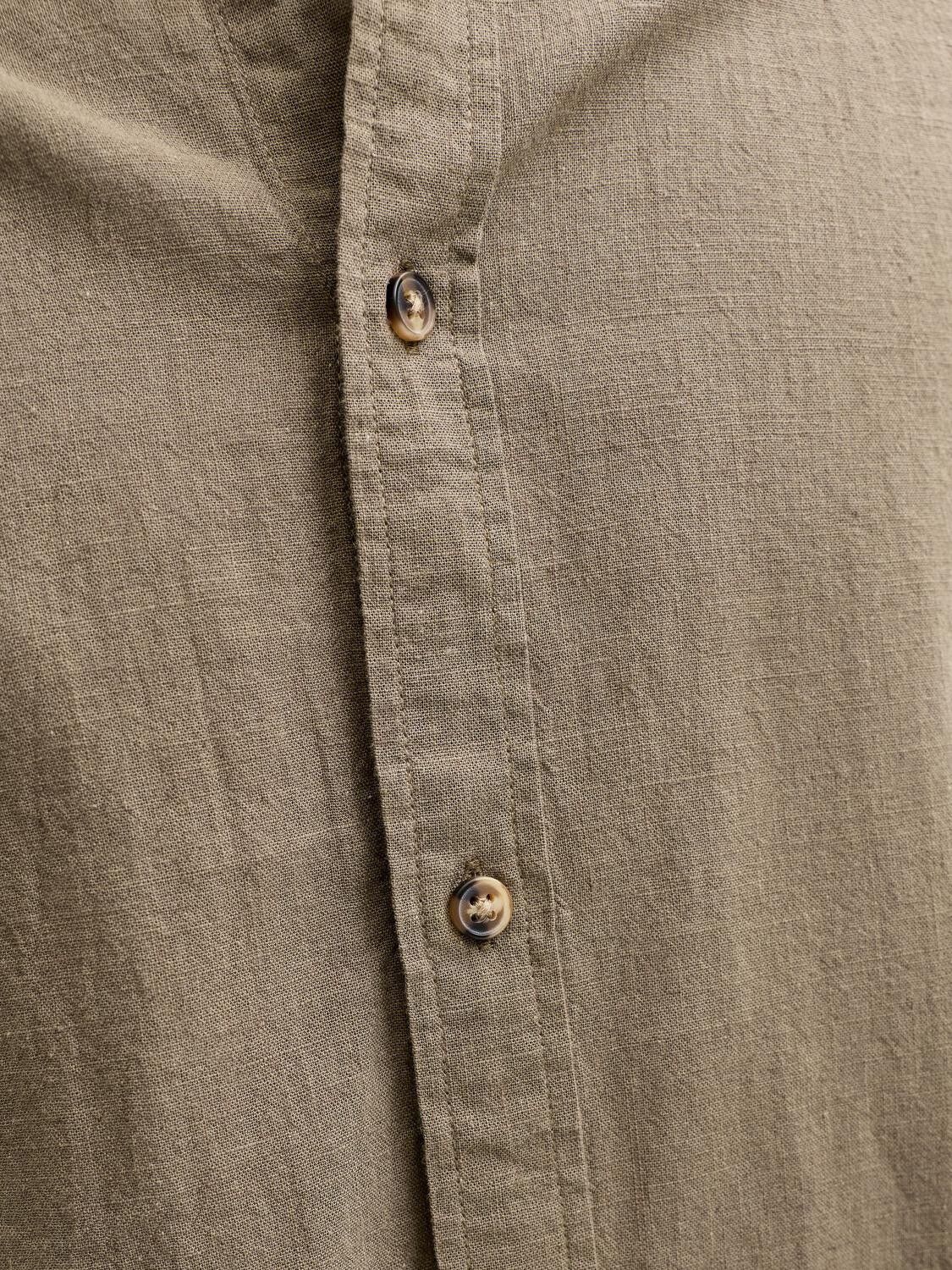 JJESUMMER LINEN BLEND SHIRT L/S SN