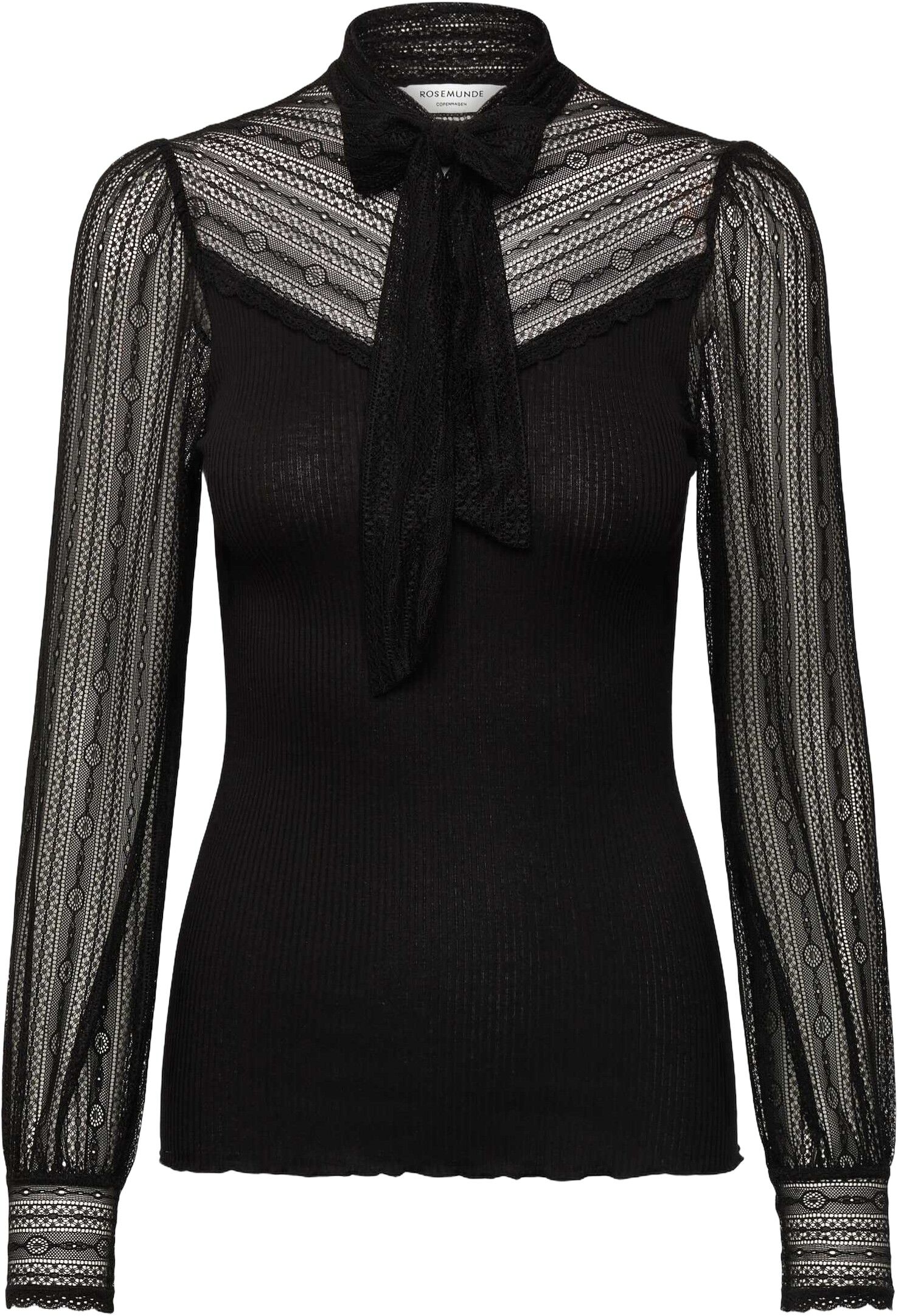 RWBeatha Silk Full lace Bow LS T-shirt