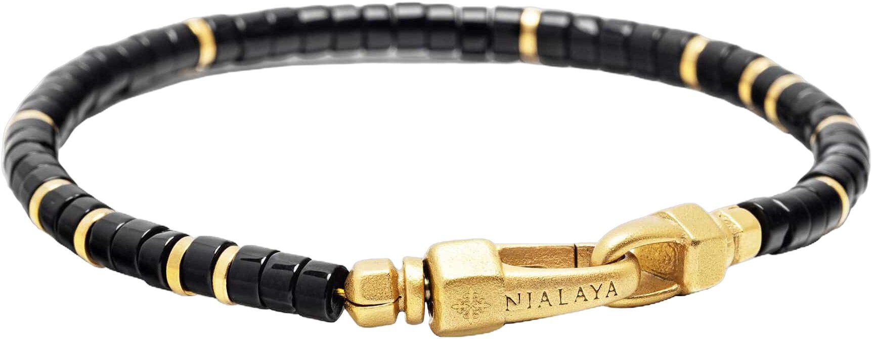 Black Onyx Heishi Bracelet