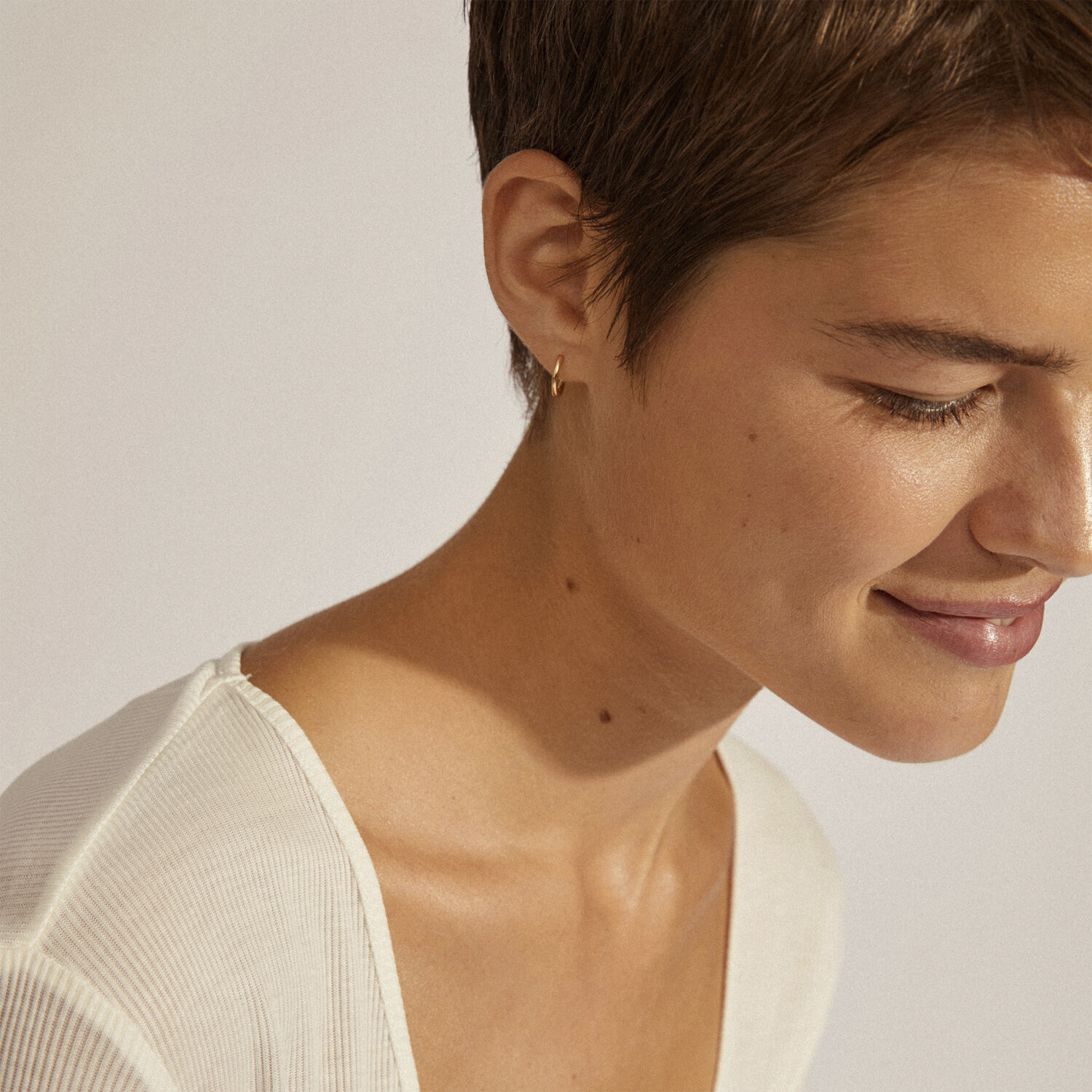 EANNA small hoops gold-plated