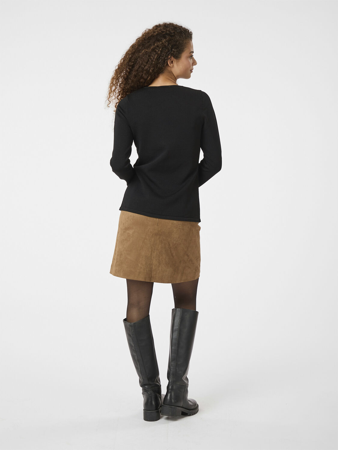 Hemie Faux Suede Skirt