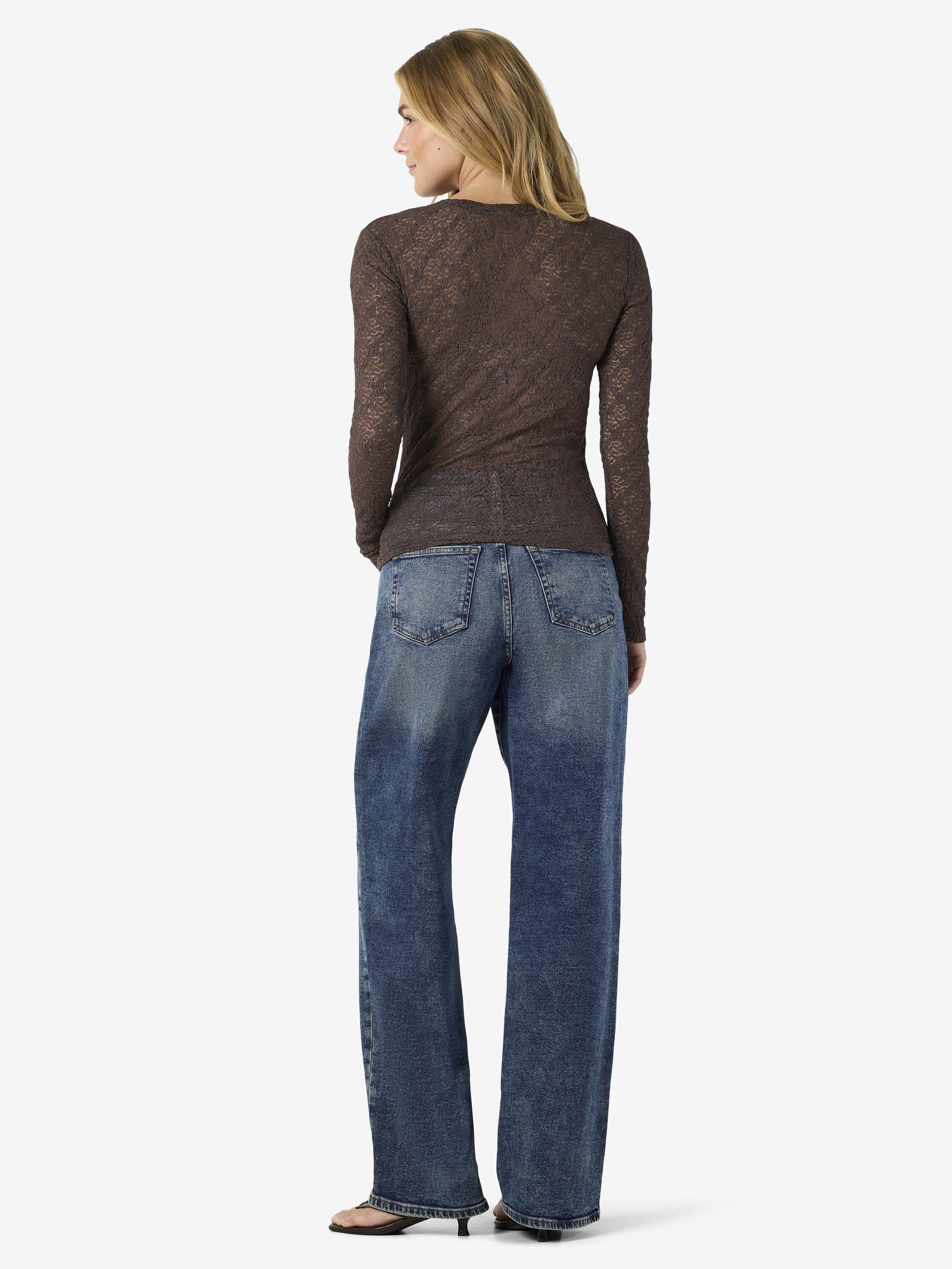 Nmjudith L/S Lace Top Noos