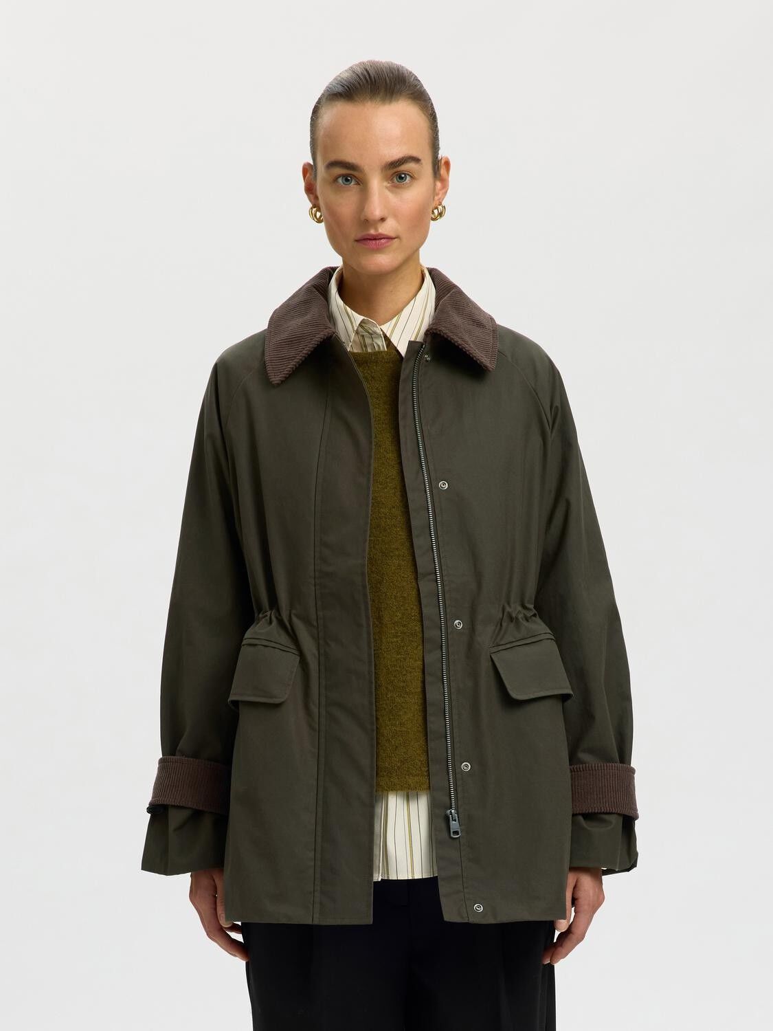 Slwwilma Waxed Jacket Noos