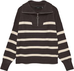 VMSABA STRIPE LS HIGHNECK BLOUSE GA