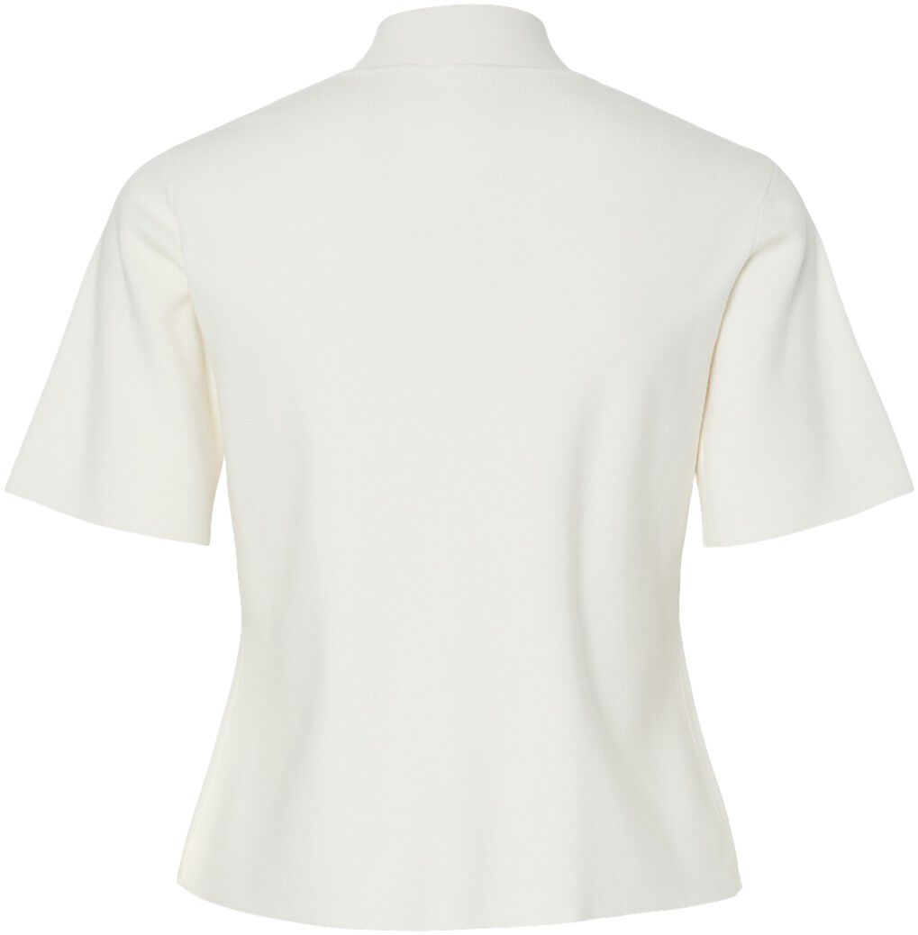 PCMARIE SS O-NECK SPLIT KNIT