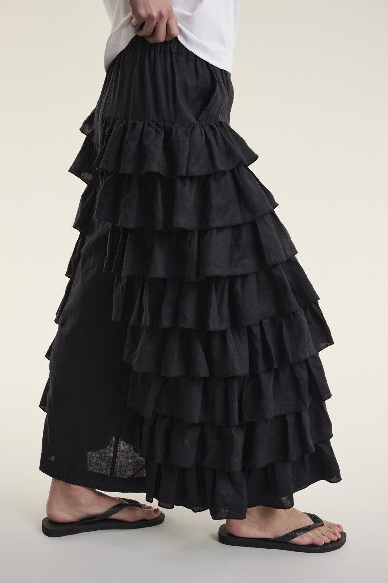 Airy linen fl&aelig;sebukser