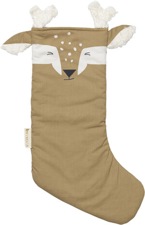 Christmas Stocking Deer - Caramel
