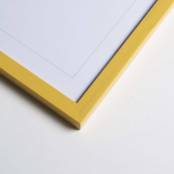 Poster&Frame - Yellow wood 50x70cm