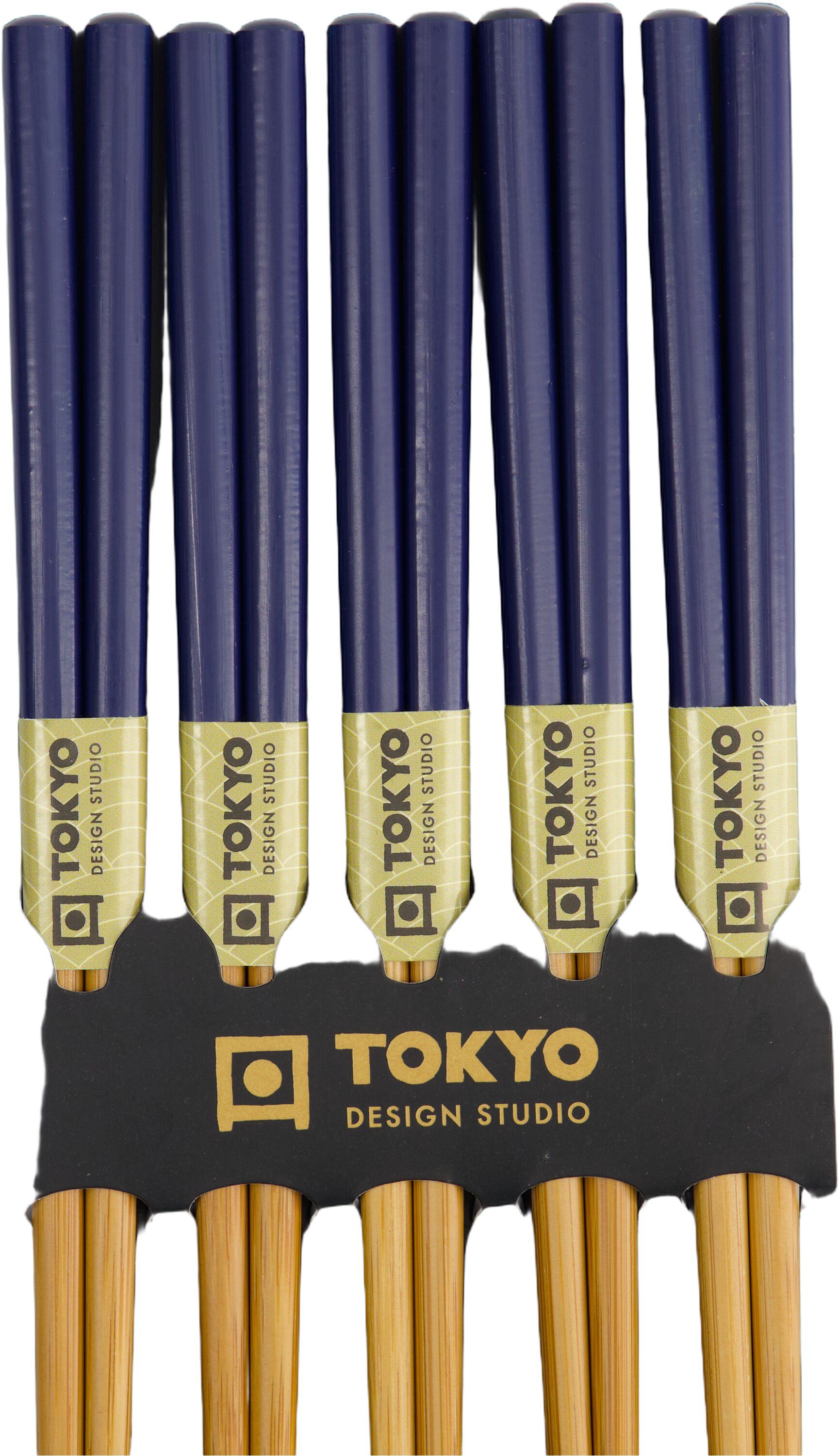 TDS Bamboo Chopstick Set/5 D. Blue