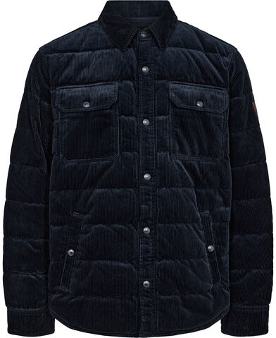 Quilted Corduroy Down Jacket