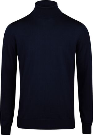 Sweater Knitted Roll Neck Merino Wool