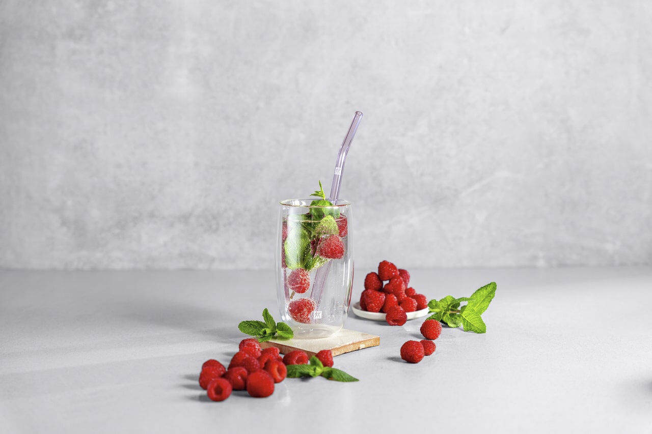 Sorrento Latteglas s&aelig;t, 2 stk