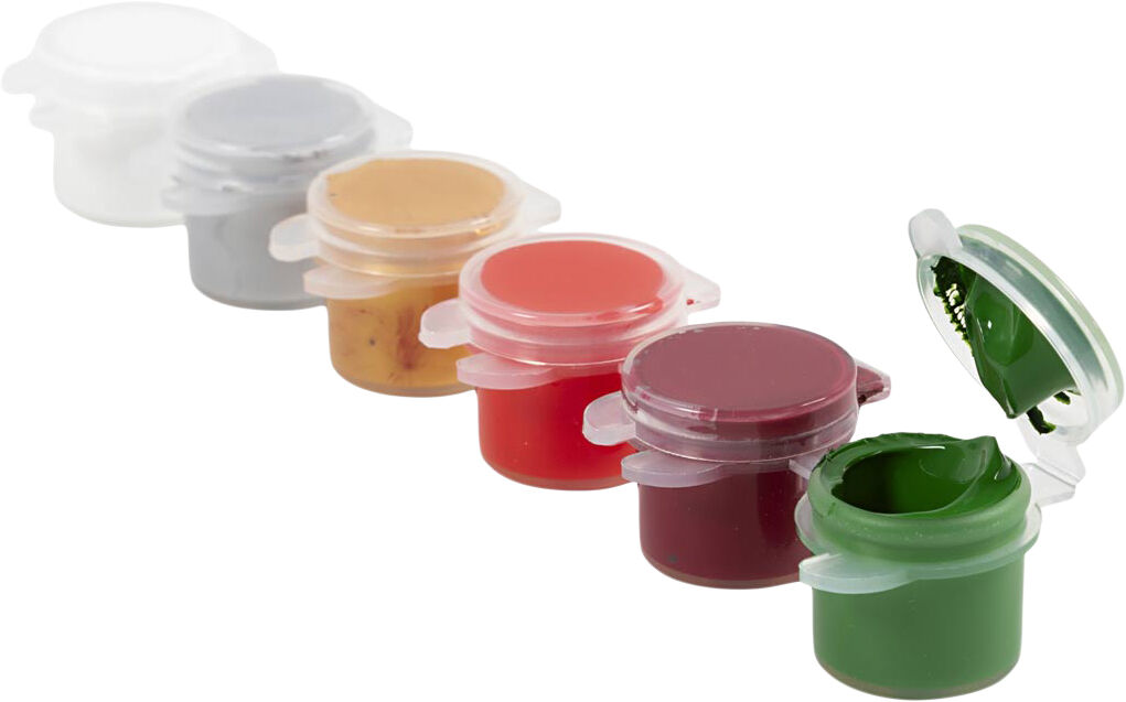 Plus Color Hobbymaling, 6x5ml.