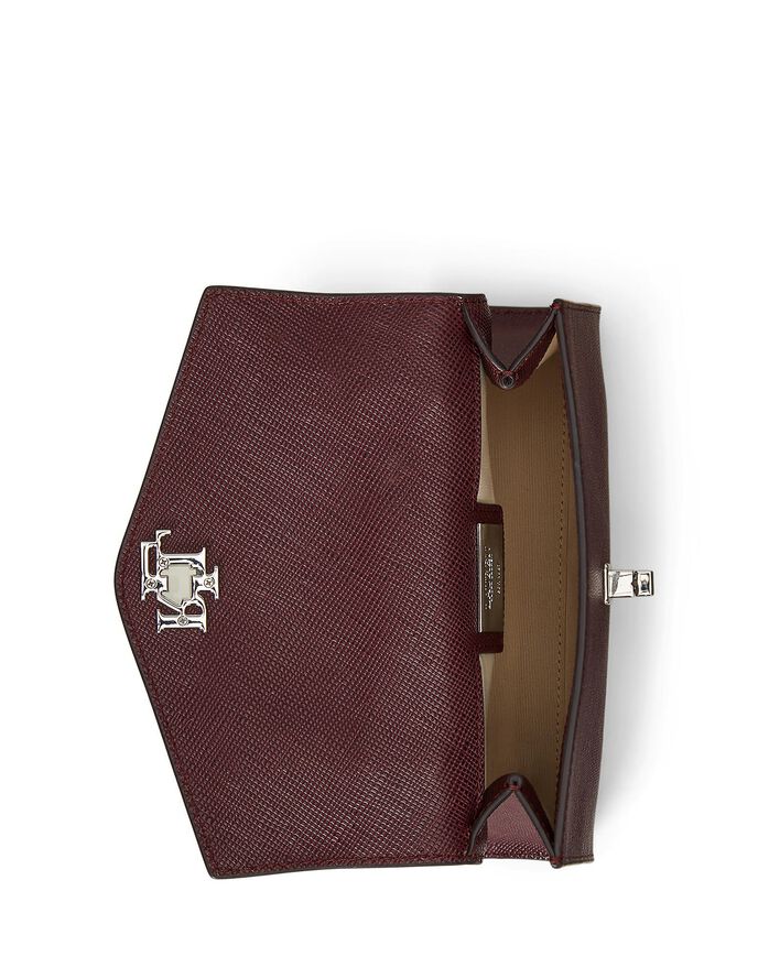 Crosshatch Leather Small Farrah Satchel