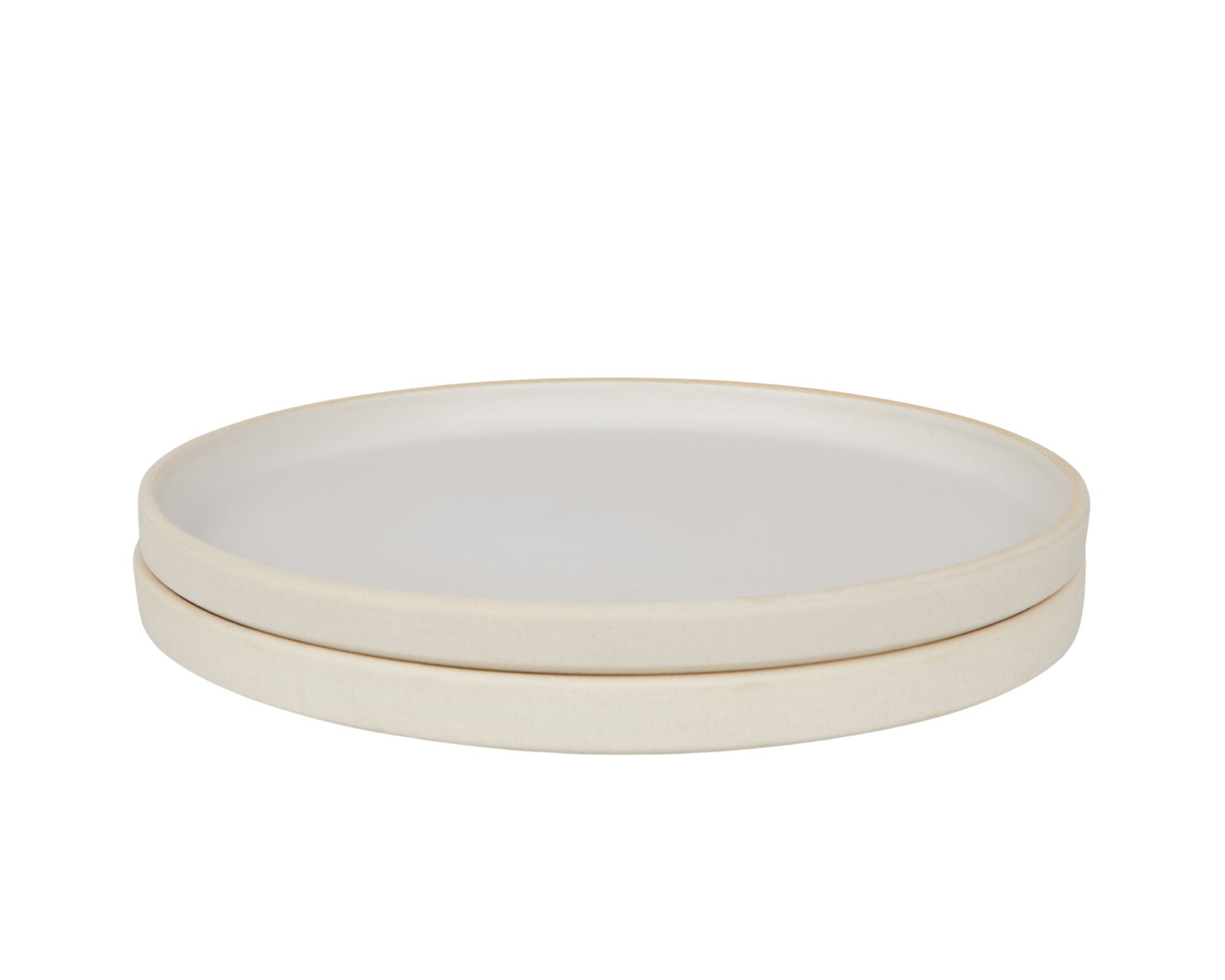 Otto Ceramic Plate Set of Two | Natural | Large