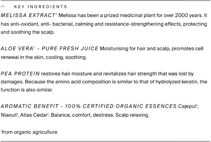 Organic Cajeput Pure Balance Shampoo