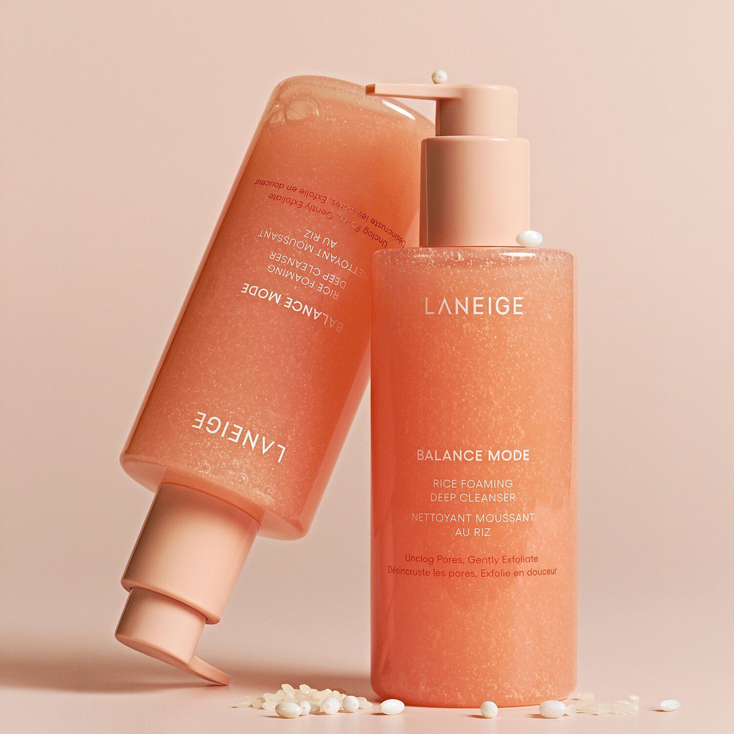 Balance Mode Rice Foaming Deep Cleanser - Skummende ansigtsrens til fe