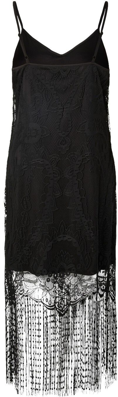 PCCLAIR STRAP LACE TASSELS DRESS KC