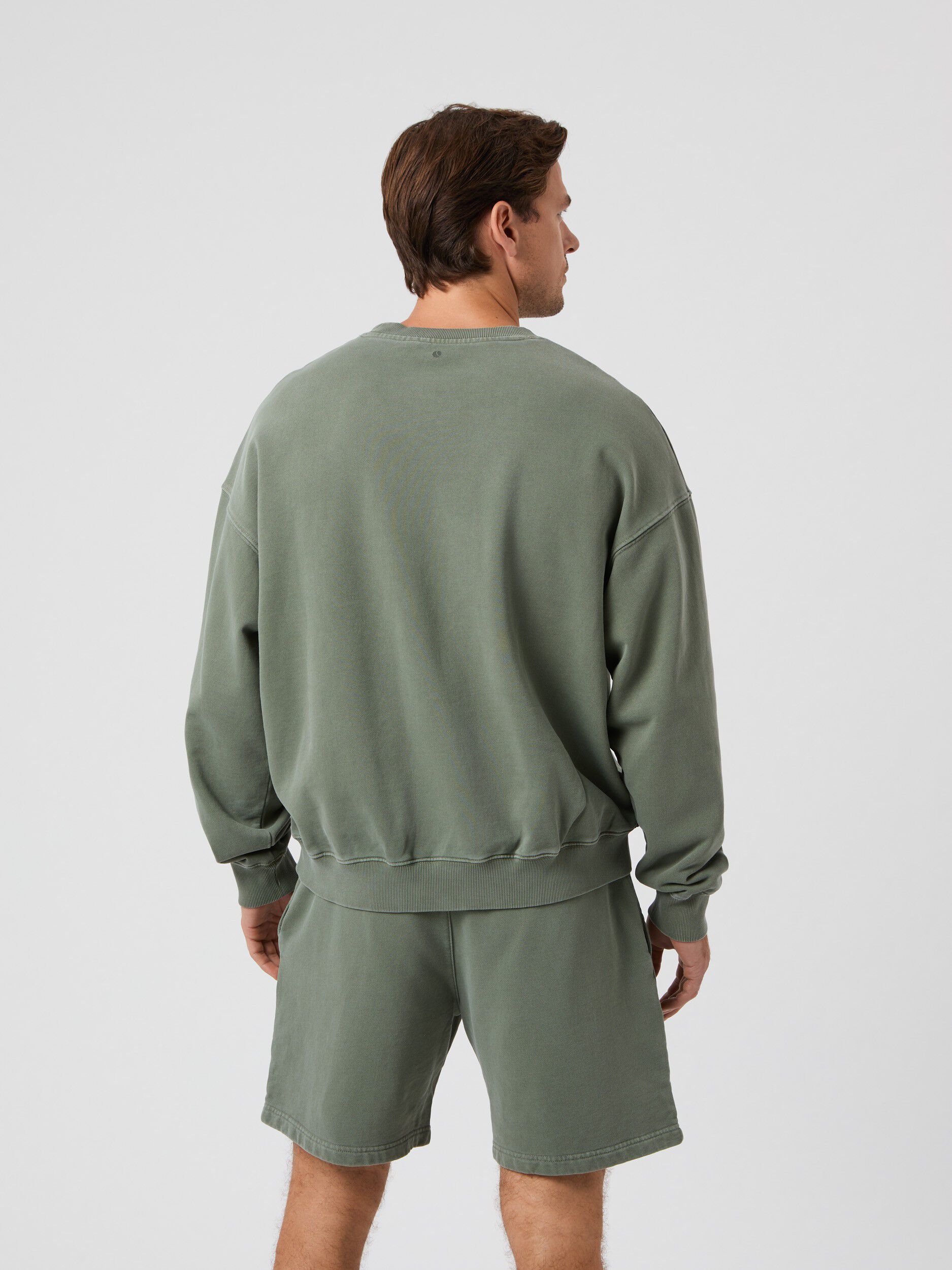 BORG OVERSIZED WASHED SWEATSHIRT