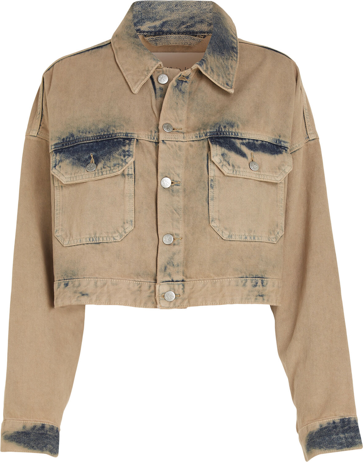 Denim cropped jacket