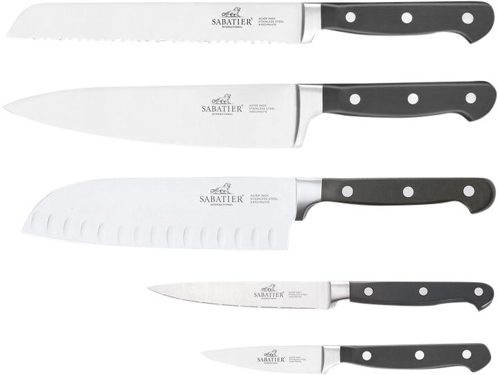 Pluton Lion 5 knivs&aelig;t 5 dele st&aring;l/s