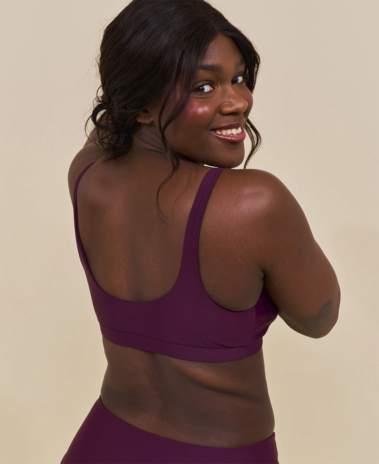 Agung sporty bikini top - Cartel Blue